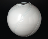 colored white porcelain jug